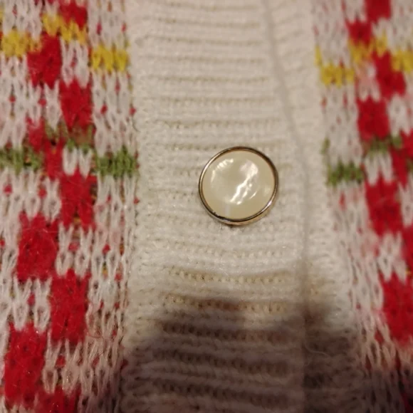 Colorful Patterned Women's Cardigan - Picture 3 of 11